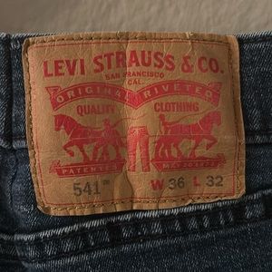 Levi’s 541 denim blue jeans